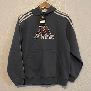 Adidas Youth Logo Hoodie/Hooded Sweatshirt-Large-NWT